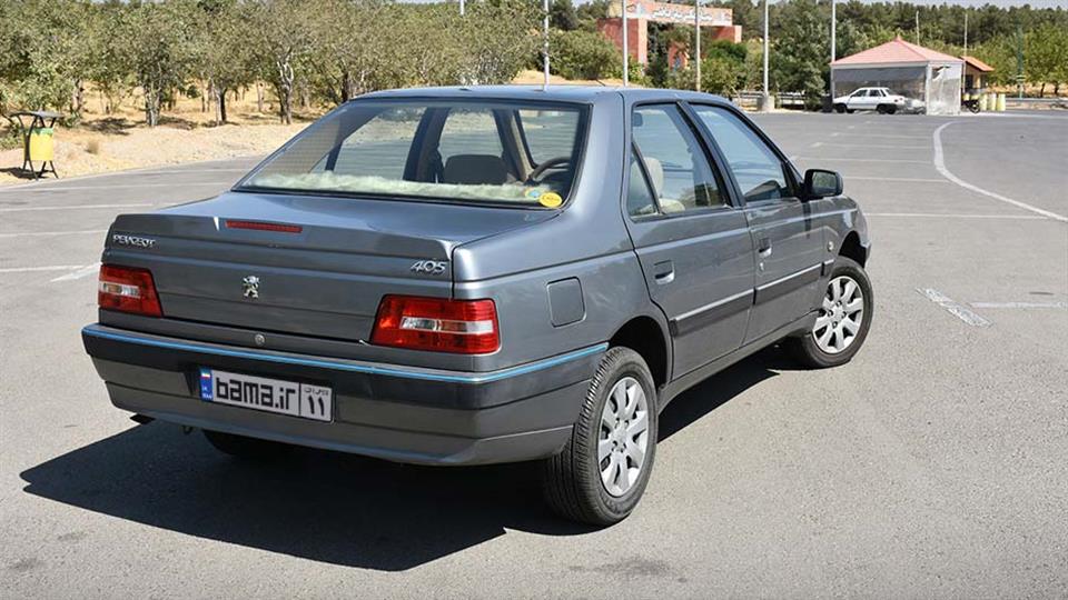 نمای عقب پژو 405 SLX